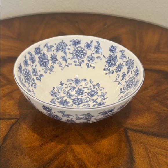 Other - Minton Shalimar Blue and White Floral Porcelain Bowl Made In England 1974
